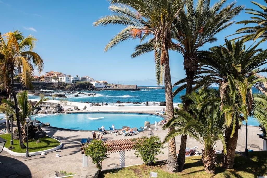 Apartment With Balcony And Swimming Pool Puerto de la Cruz  Bagian luar foto