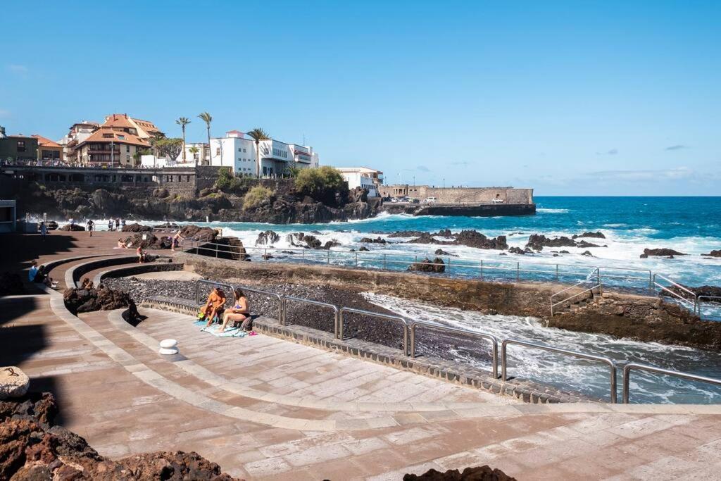 Apartment With Balcony And Swimming Pool Puerto de la Cruz  Bagian luar foto